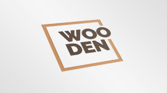 WOODEN Mockup Logo